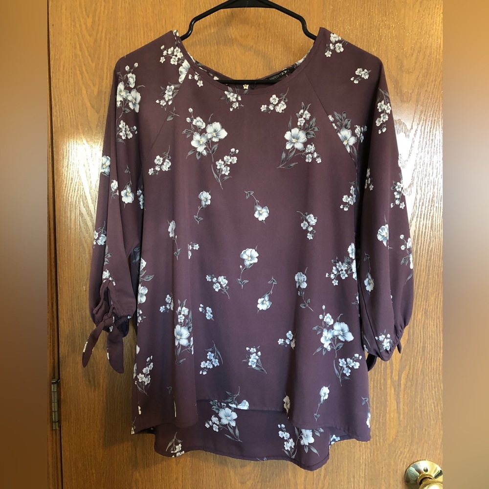 Larie tie sleeve blouse
